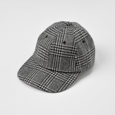 画像1: WASHABLE TWEED CAP（ウォッシャブルツイードキャップ）SE473 ブラック (1)