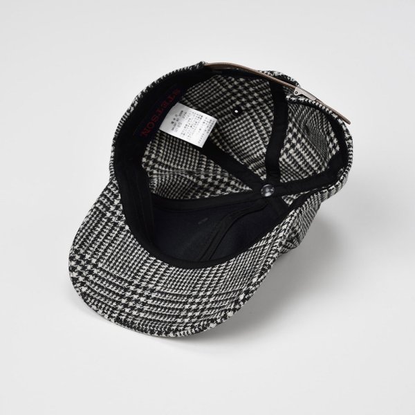 WASHABLE TWEED CAP（ウォッシャブルツイードキャップ）SE473 ブラック