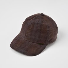 画像1: CHECK CORDUROY CAP（チェックコーデュロイキャップ）SE491 ブラウン (1)