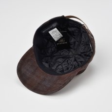 画像4: CHECK CORDUROY CAP（チェックコーデュロイキャップ）SE491 ブラウン (4)