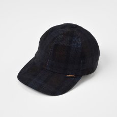 画像1: CHECK CORDUROY CAP（チェックコーデュロイキャップ）SE491 ネイビー (1)