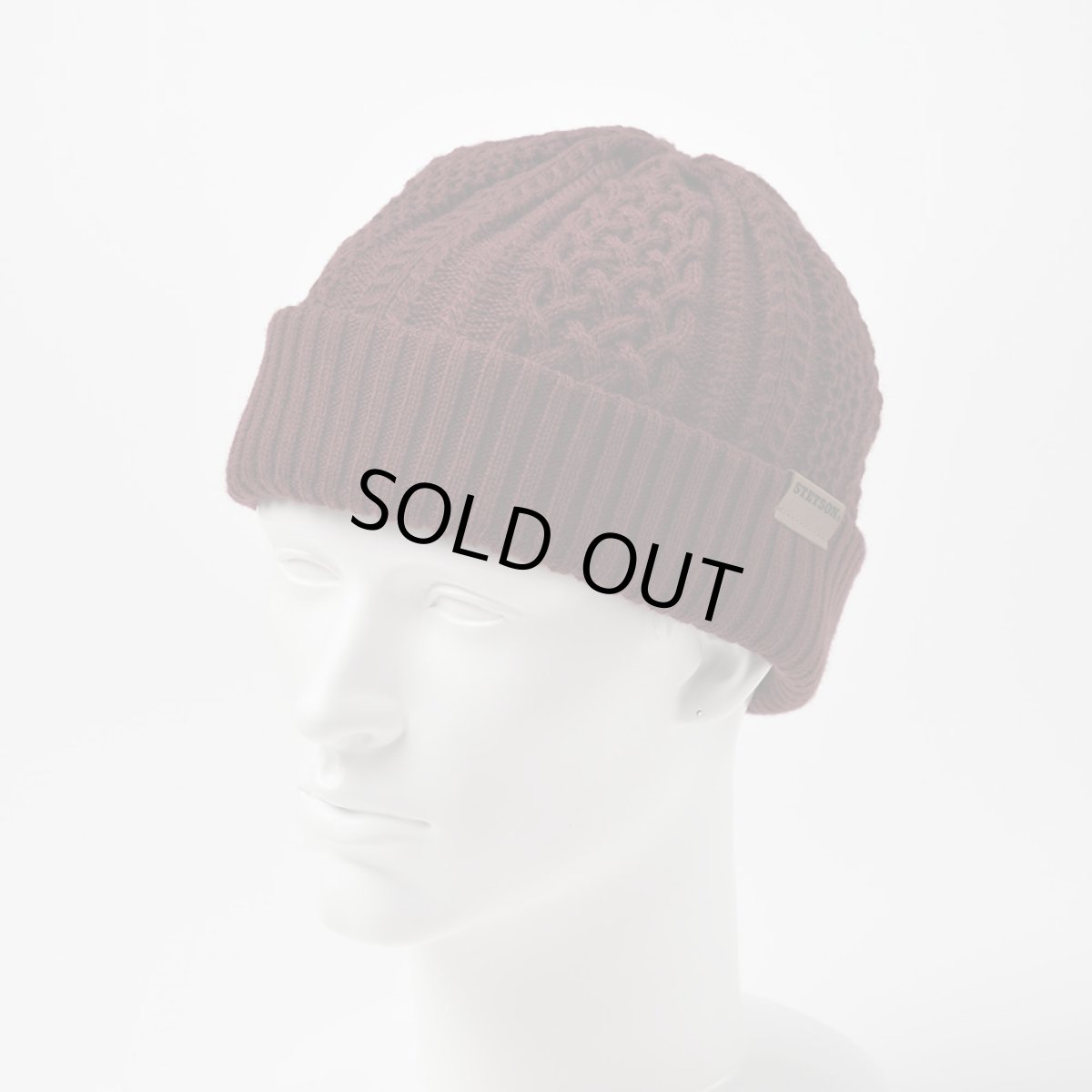 画像2: KNIT WATCH（ニットワッチ）SE168 バーガンディ (2)