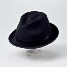 画像2: CASHMERE MIX HAT（カシミヤミックスハット）SE132 ブラック (2)