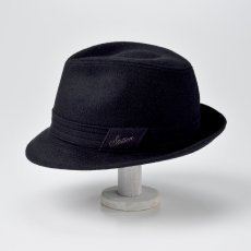 画像3: CASHMERE MIX HAT（カシミヤミックスハット）SE132 ブラック (3)