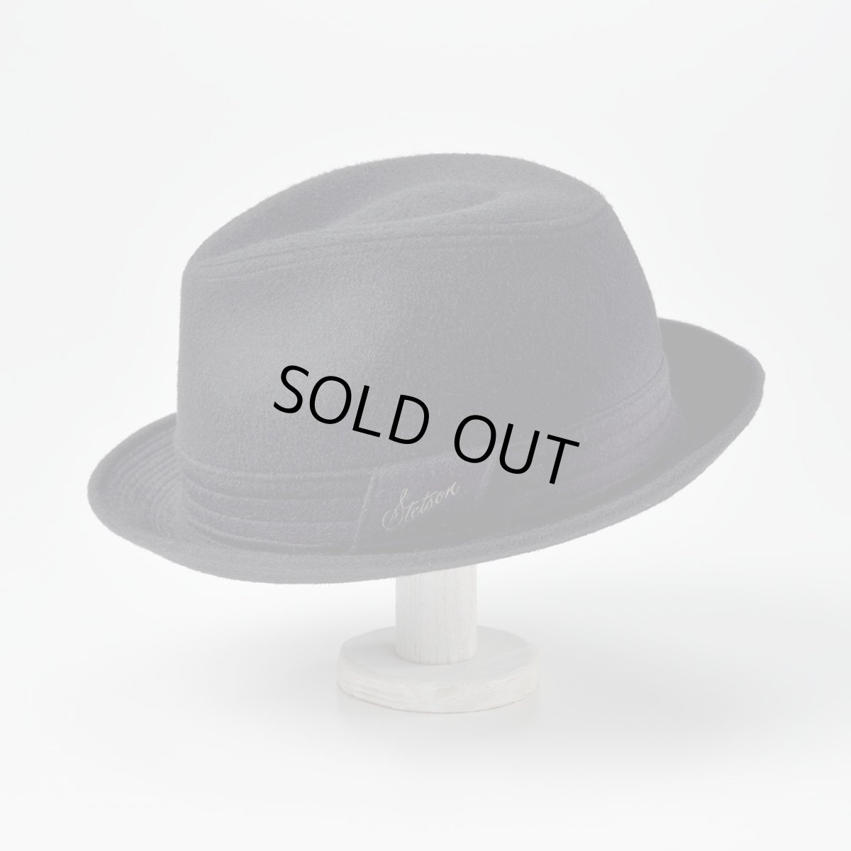 画像4: CASHMERE MIX HAT（カシミヤミックスハット）SE132 ブラック (4)