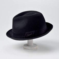 画像4: CASHMERE MIX HAT（カシミヤミックスハット）SE132 ブラック (4)