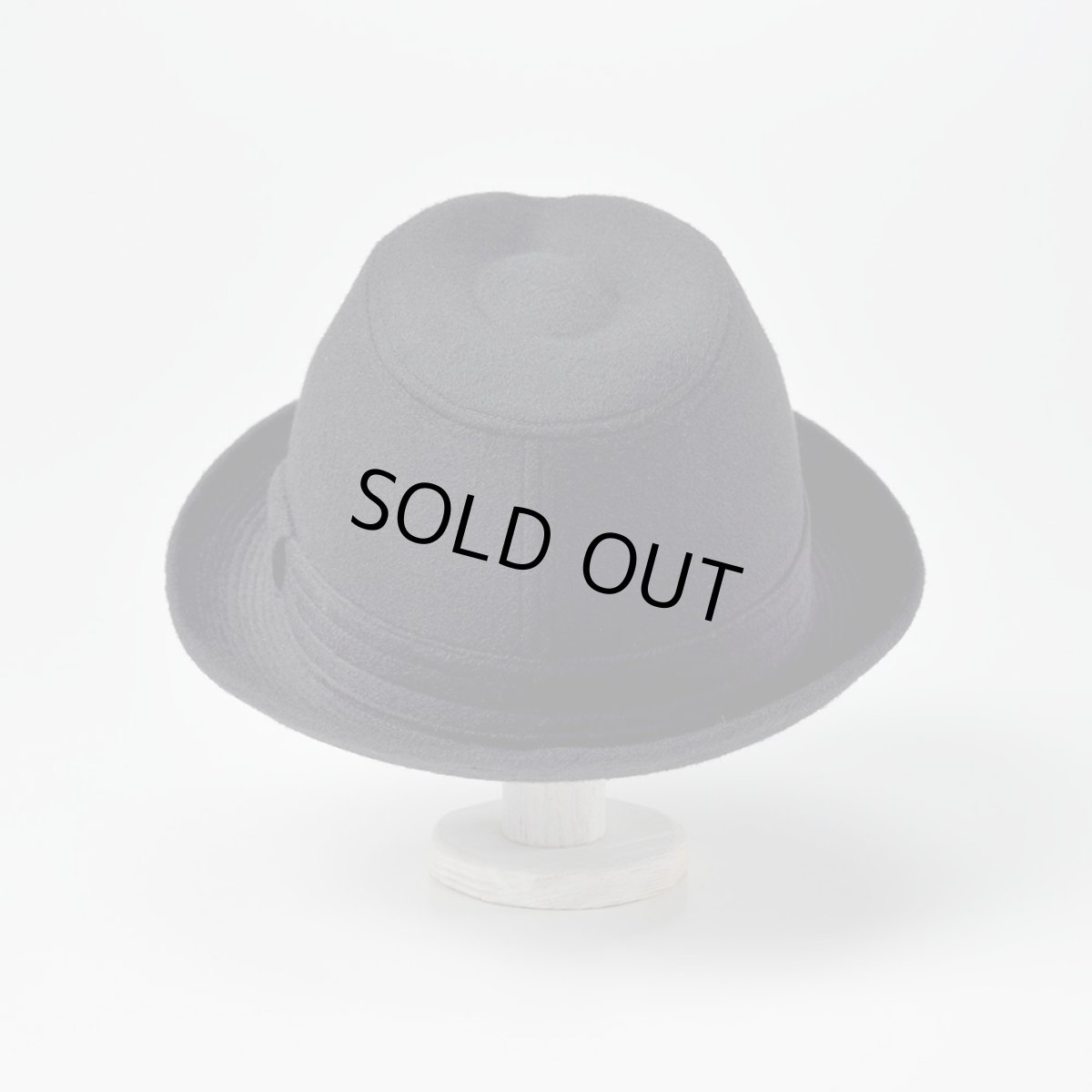 画像6: CASHMERE MIX HAT（カシミヤミックスハット）SE132 ブラック (6)