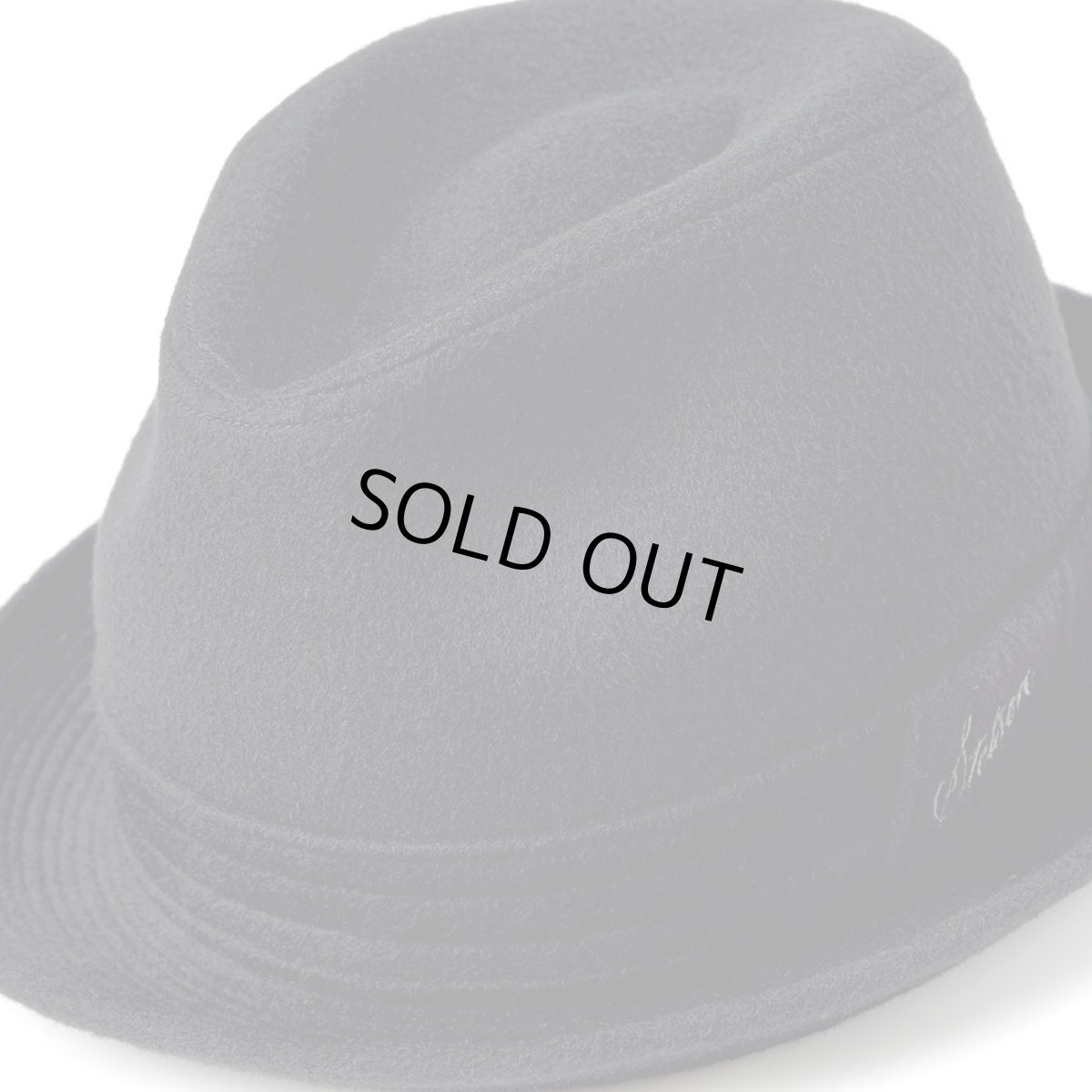 画像7: CASHMERE MIX HAT（カシミヤミックスハット）SE132 ブラック (7)