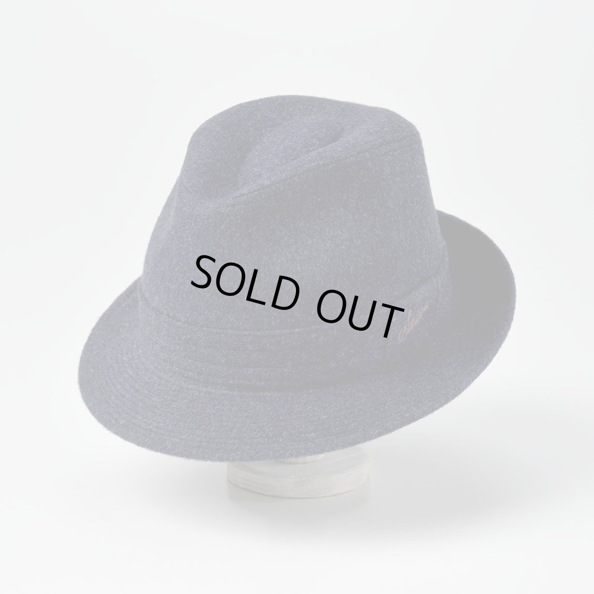 画像1: CASHMERE MIX HAT（カシミヤミックスハット）SE132 ネイビー (1)