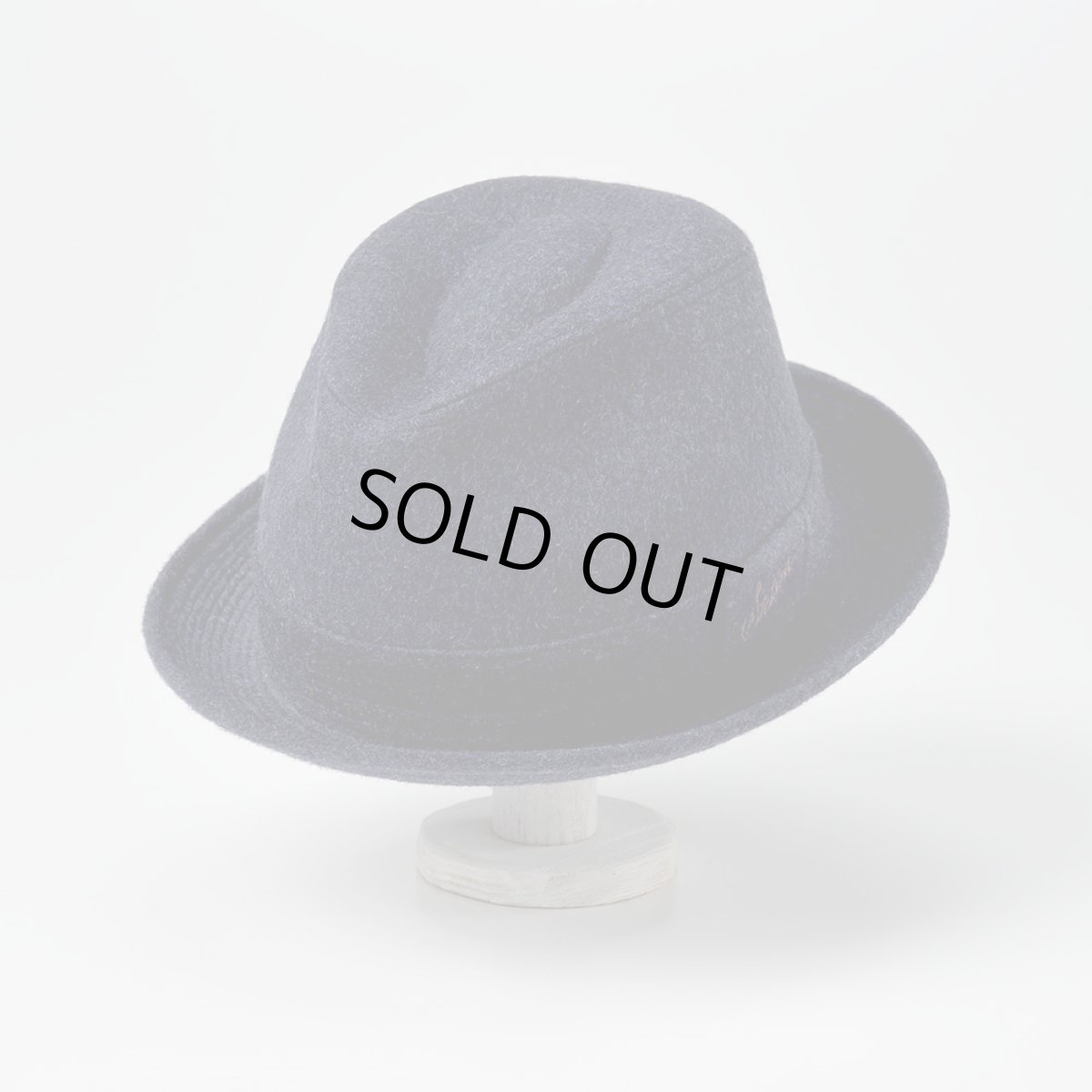 画像2: CASHMERE MIX HAT(カシミヤミックスハット)SE132 ネイビー (2)
