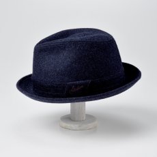 画像4: CASHMERE MIX HAT（カシミヤミックスハット）SE132 ネイビー (4)