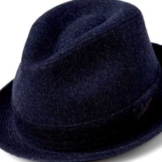 画像7: CASHMERE MIX HAT（カシミヤミックスハット）SE132 ネイビー (7)