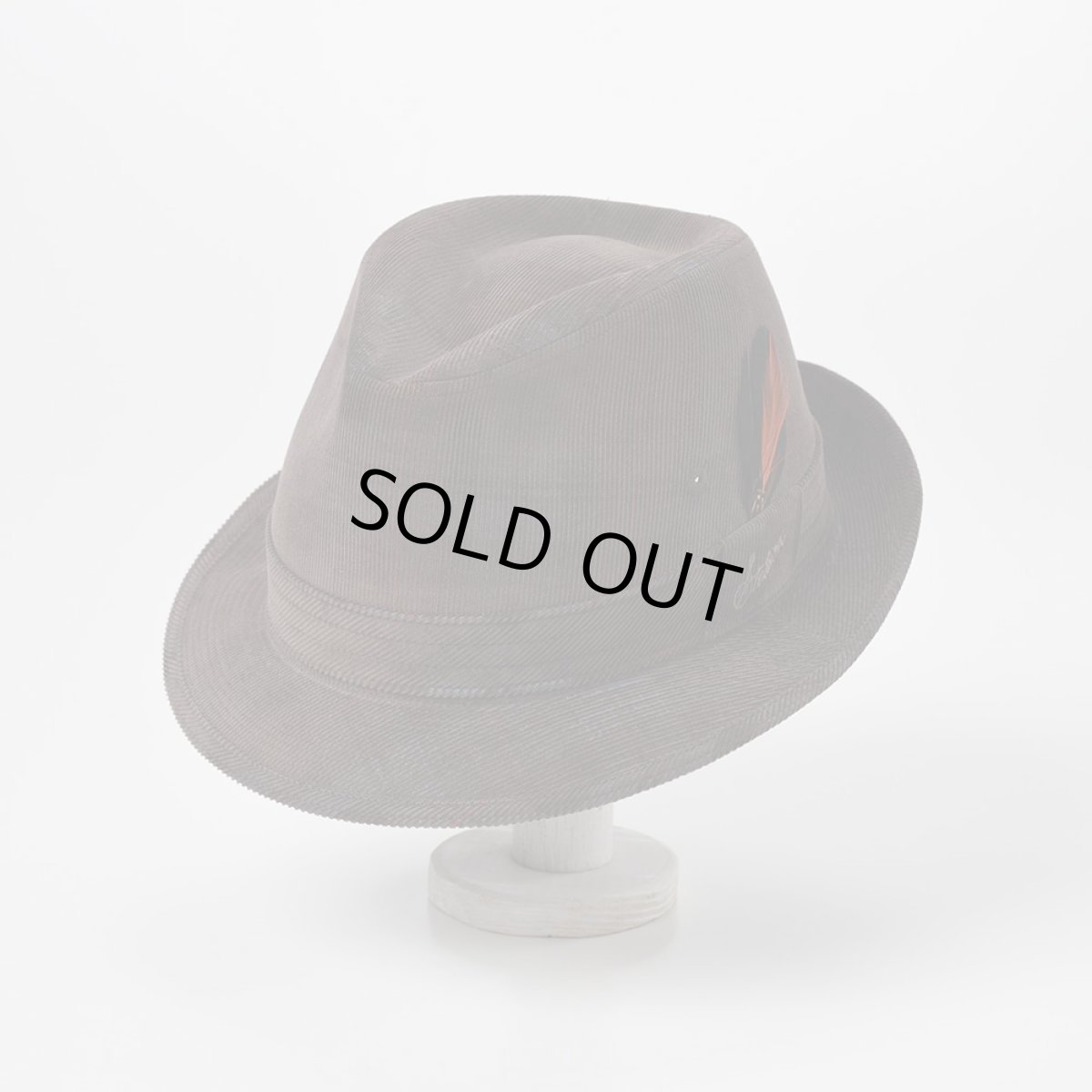 画像1: CHECK CORDUROY HAT（チェックコーデュロイハット）SE490 ブラウン (1)