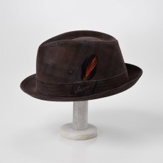 画像3: CHECK CORDUROY HAT（チェックコーデュロイハット）SE490 ブラウン (3)