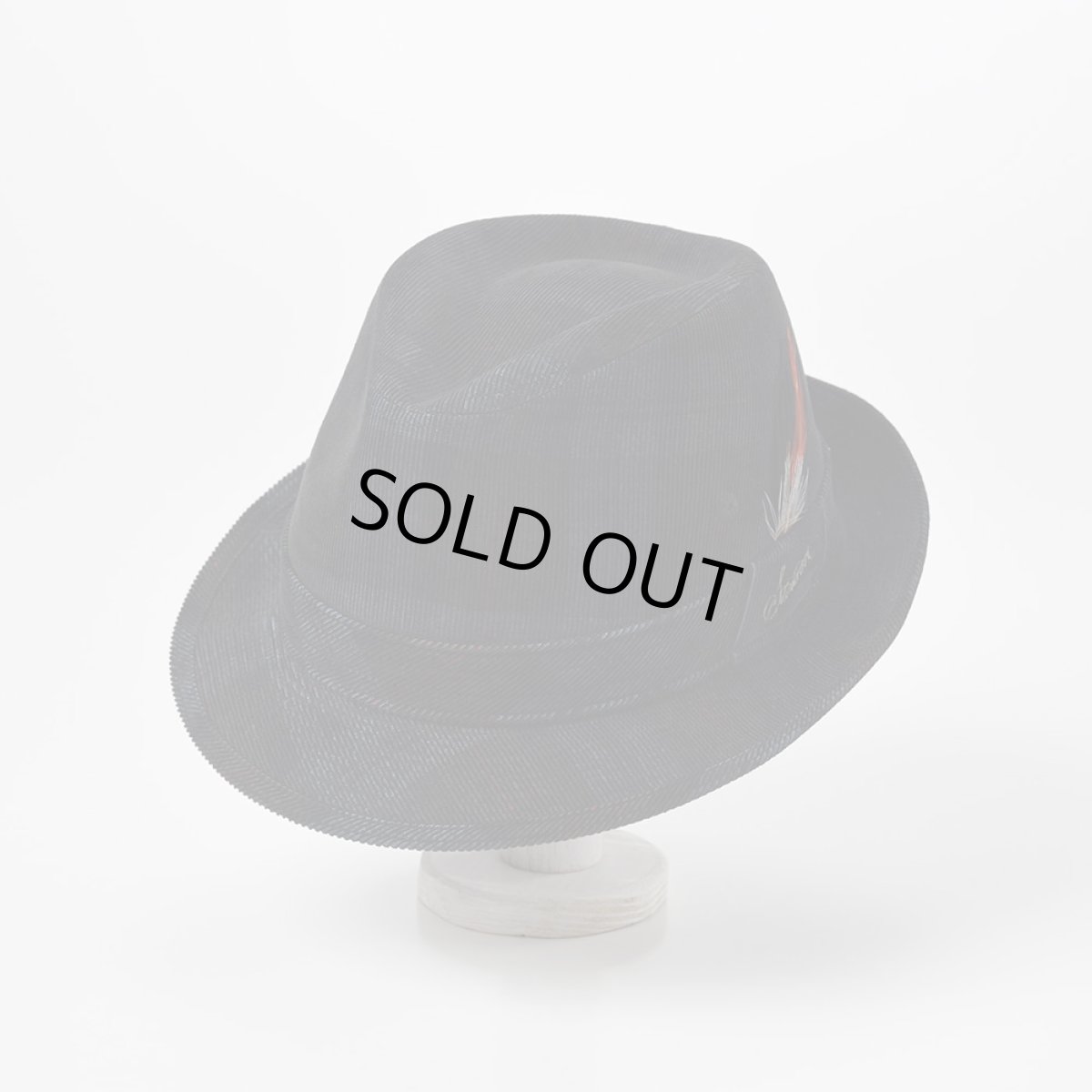 画像1: CHECK CORDUROY HAT（チェックコーデュロイハット）SE490 ネイビー (1)