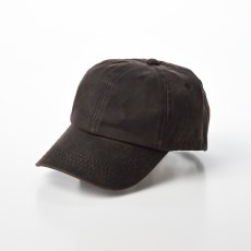 画像1: DISTRESSED COTTON CAP（ディストレスト コットンキャップ）ST195 ブラウン (1)