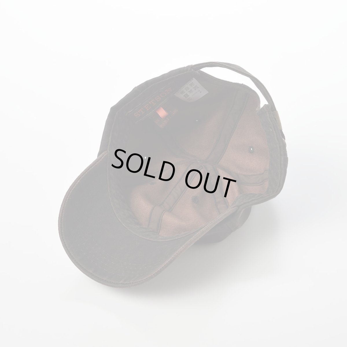 画像4: DISTRESSED COTTON CAP（ディストレスト コットンキャップ）ST195 ブラウン (4)