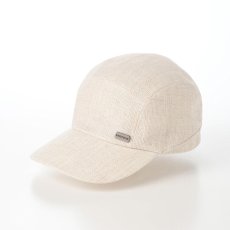 画像1: LINEN CHAMBRAY CAP（リネン シャンブレー キャップ） SE082 ベージュ (1)