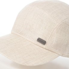 画像3: LINEN CHAMBRAY CAP（リネン シャンブレー キャップ） SE082 ベージュ (3)