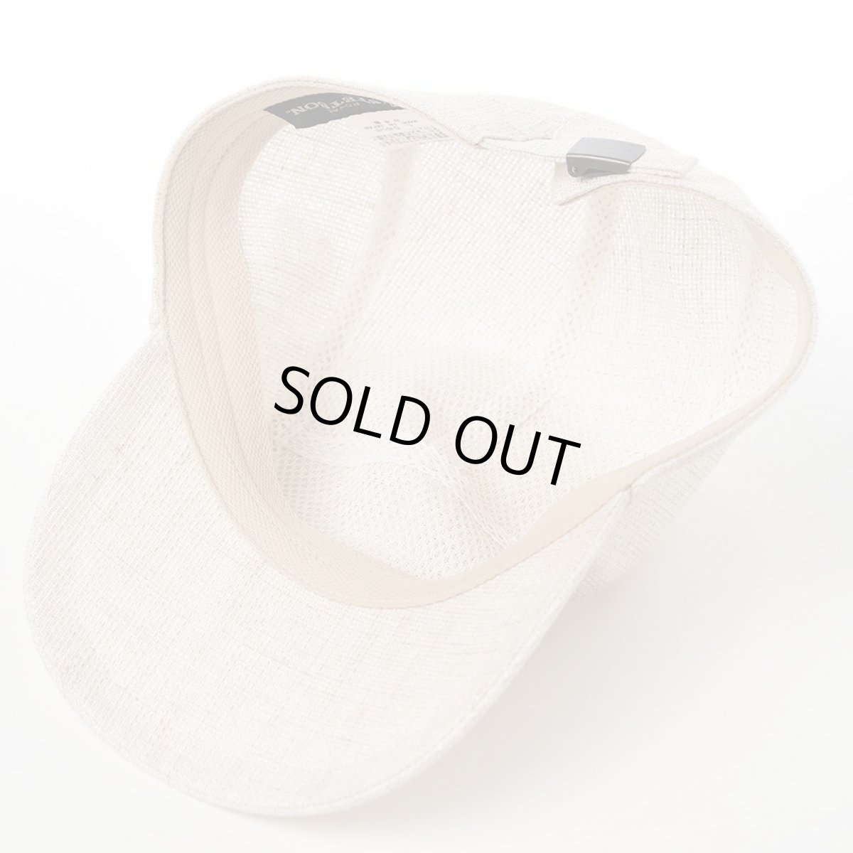 画像4: LINEN CHAMBRAY CAP(リネン シャンブレー キャップ) SE082 ベージュ (4)