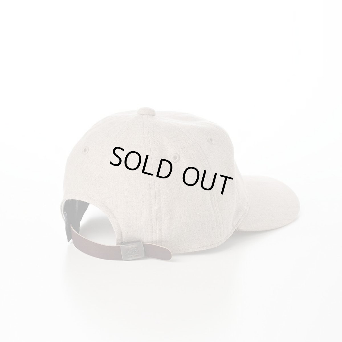 画像2: LINEN CHAMBRAY INITIAL CAP（リネン シャンブレー イニシャル キャップ） SE093 ベージュ (2)