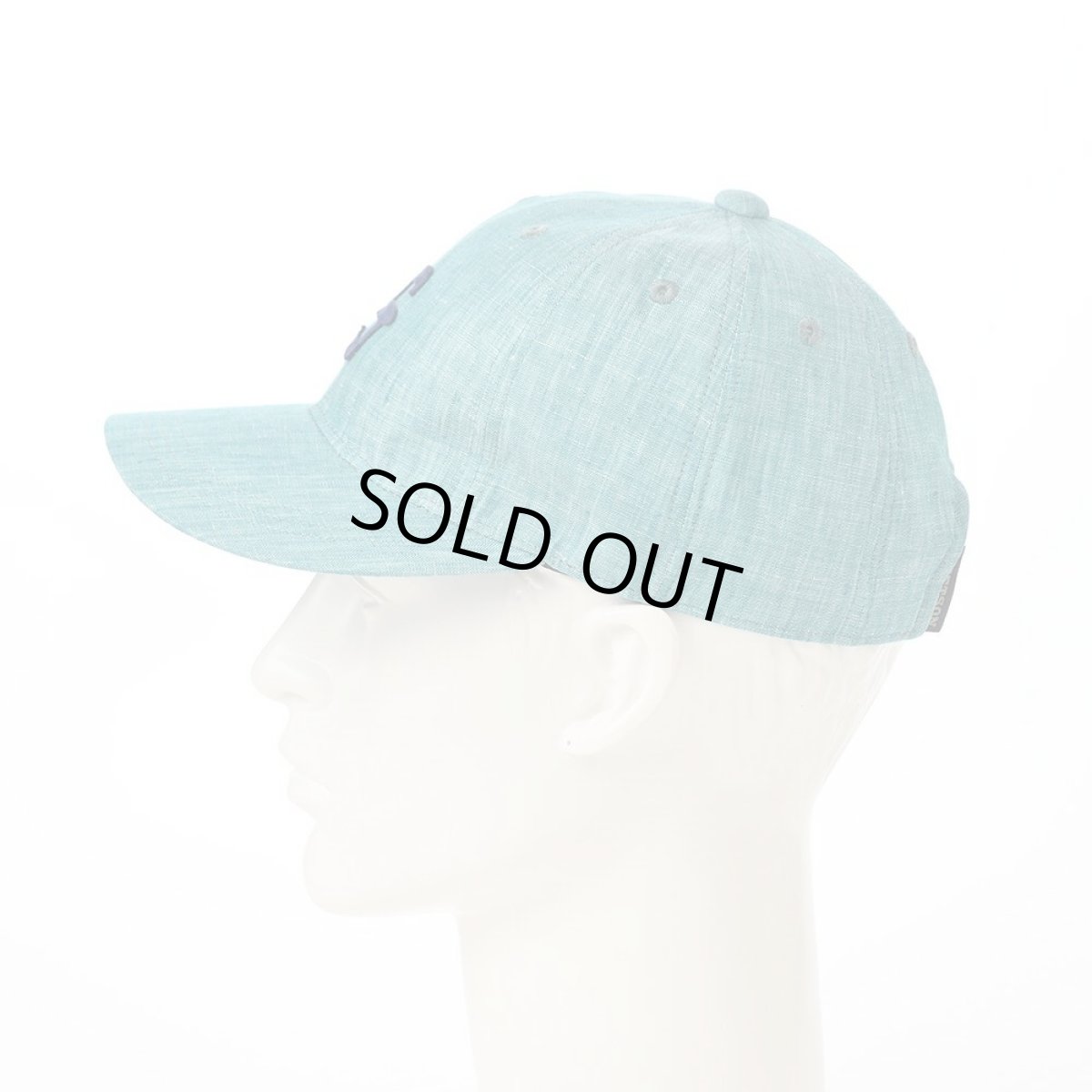 画像6: LINEN CHAMBRAY INITIAL CAP（リネン シャンブレー イニシャル キャップ） SE093 ターコイズ (6)