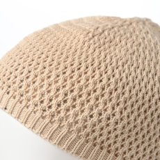 画像4: SHORT KNIT BEANIE（ショート ニット ビーニー）SE100 ベージュ (4)