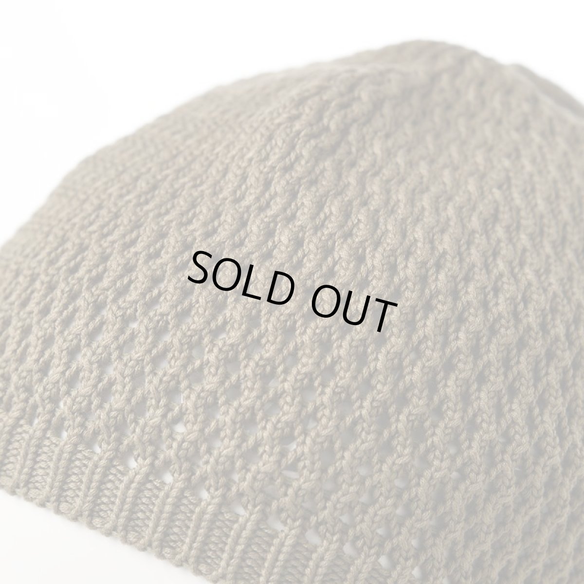 画像4: SHORT KNIT BEANIE（ショート ニット ビーニー）SE100 カーキ (4)