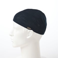 画像2: SHORT KNIT BEANIE（ショート ニット ビーニー）SE100 ネイビー (2)