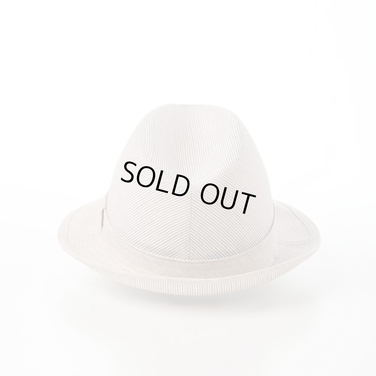 画像3: SLUB BORDER HAT（スラブボーダー ハット） SE192 ベージュ (3)