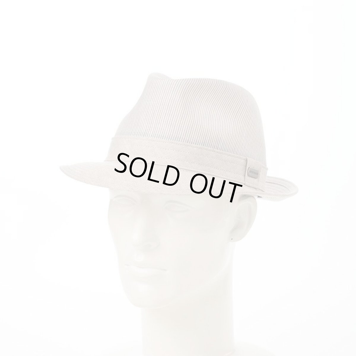 画像6: SLUB BORDER HAT（スラブボーダー ハット） SE192 ベージュ (6)