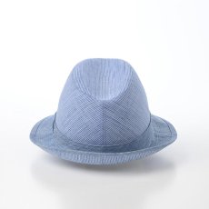 画像3: SLUB BORDER HAT（スラブボーダー ハット）SE192 ブルー (3)