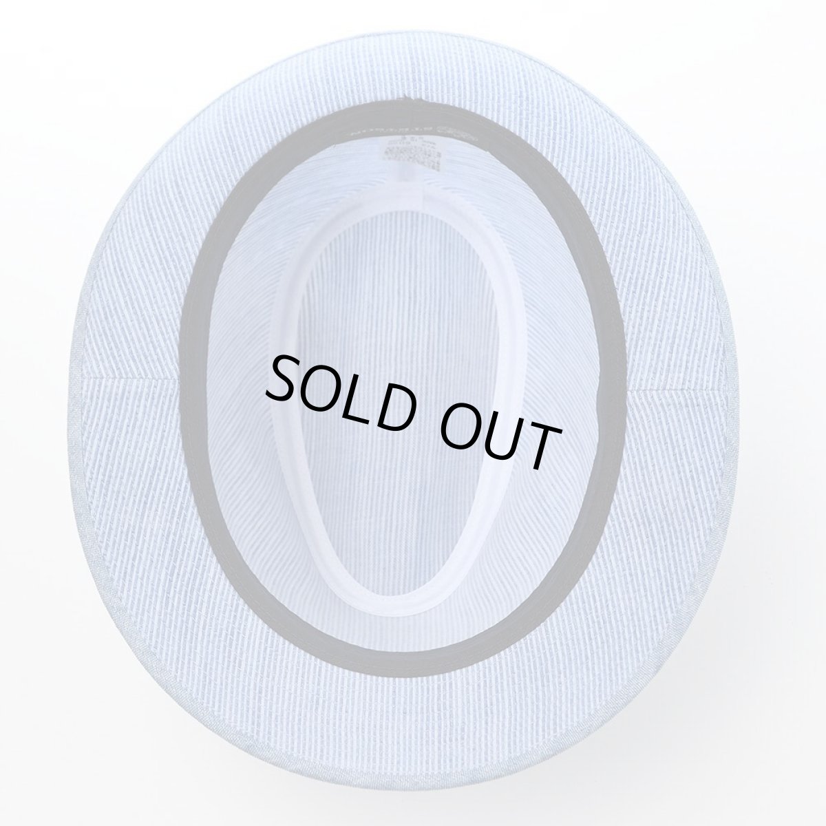 画像5: SLUB BORDER HAT（スラブボーダー ハット）SE192 ブルー (5)