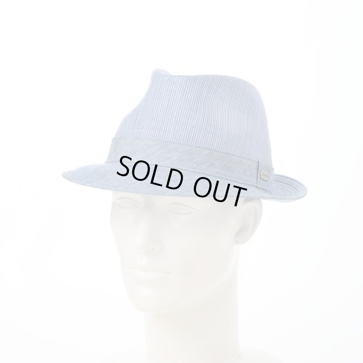 画像6: SLUB BORDER HAT（スラブボーダー ハット）SE192 ブルー (6)