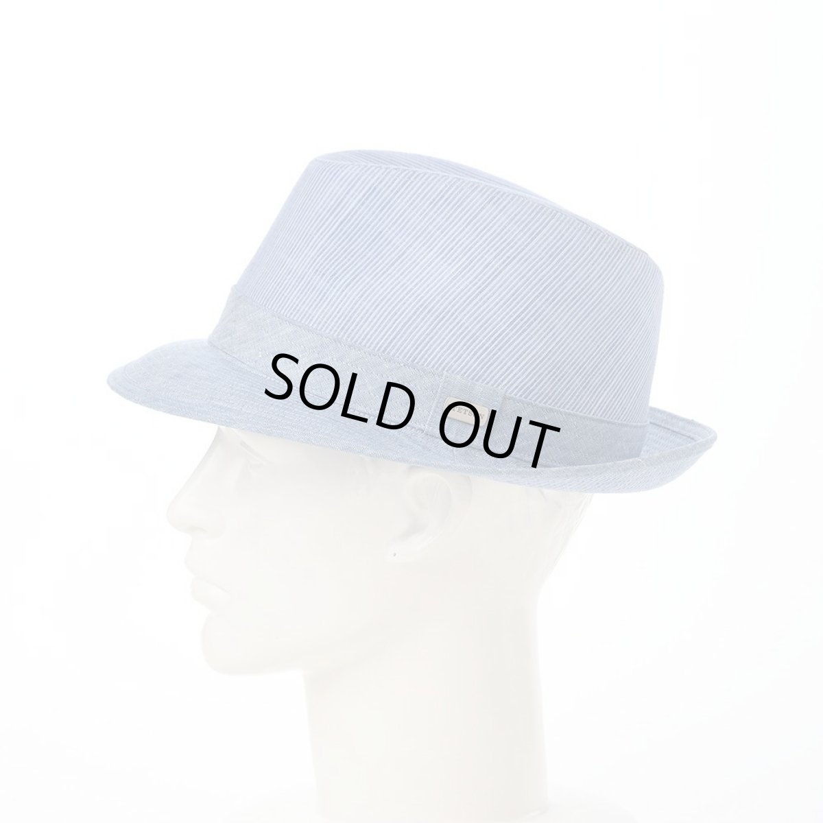 画像7: SLUB BORDER HAT（スラブボーダー ハット）SE192 ブルー (7)