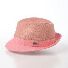 画像2: SLUB BORDER HAT（スラブボーダー ハット）SE192 コーラル (2)