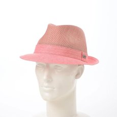 画像6: SLUB BORDER HAT（スラブボーダー ハット）SE192 コーラル (6)