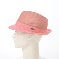 画像7: SLUB BORDER HAT（スラブボーダー ハット）SE192 コーラル (7)