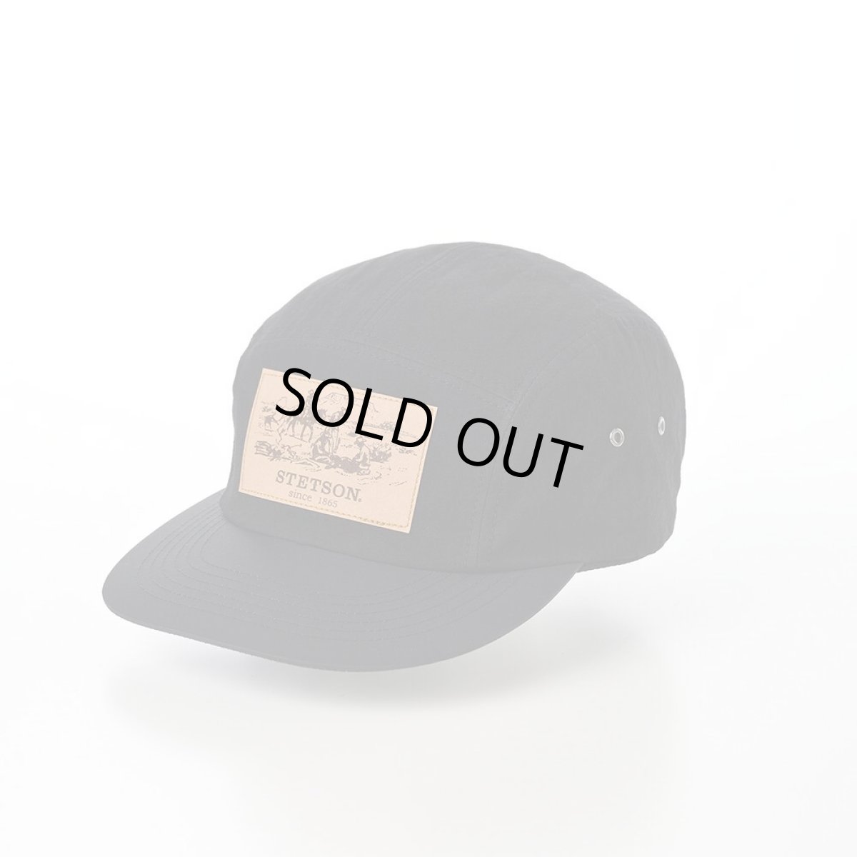 画像1: COTTON JET CAP（コットン ジェットキャップ）SE444 ブラック (1)