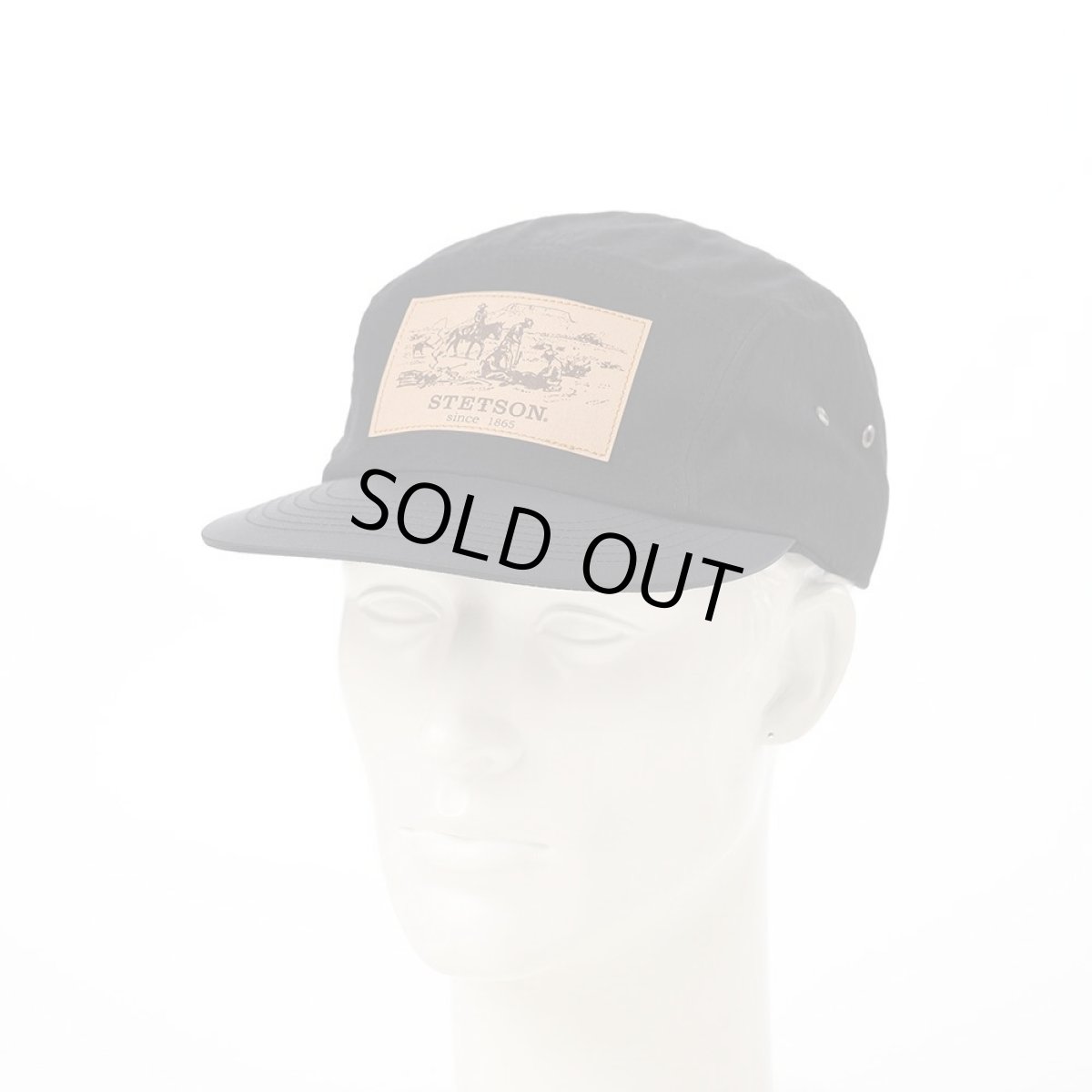 画像5: COTTON JET CAP（コットン ジェットキャップ）SE444 ブラック (5)