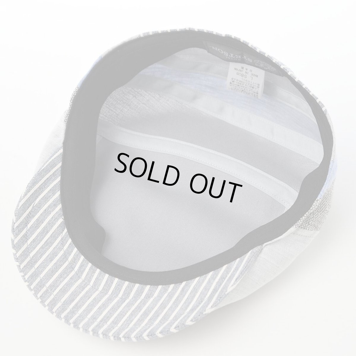 画像4: CHAMBRAY PATCHWORK HUNTING(シャンブレー パッチワークハンチング)SE509 グレー (4)