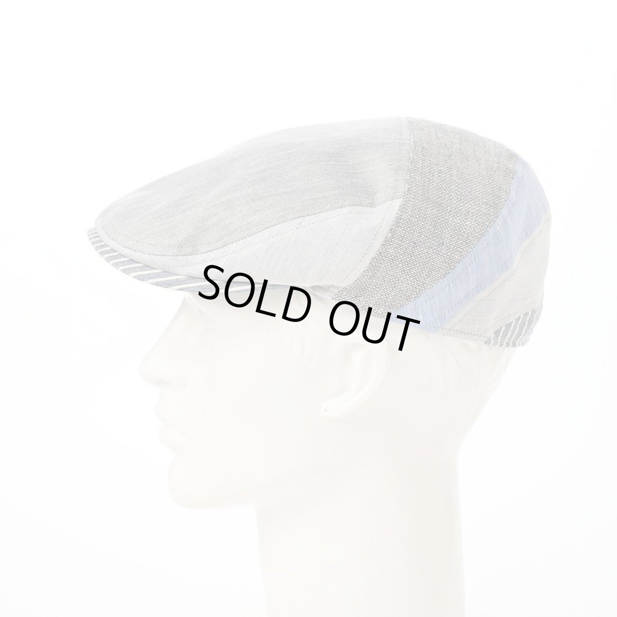 画像6: CHAMBRAY PATCHWORK HUNTING(シャンブレー パッチワークハンチング)SE509 グレー (6)