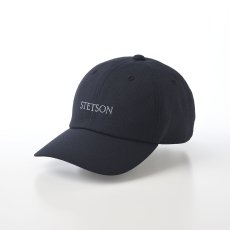 画像1: SUCKER STRIPE CAP（サッカーストライプ キャップ）SE638 ネイビー (1)