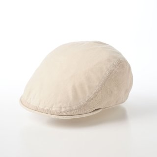 USA製　Vintage レザーハンチングキャップ　ベージュ WASHABLE LEATHER CAP（ウォッシャブル レザー キャップ）SE709