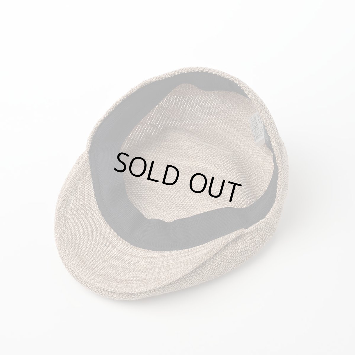 画像4: WASHABLE THERMO KNIT HUNTING（ウォッシャブル サーモニット ハンチング）SE645 ベージュ (4)