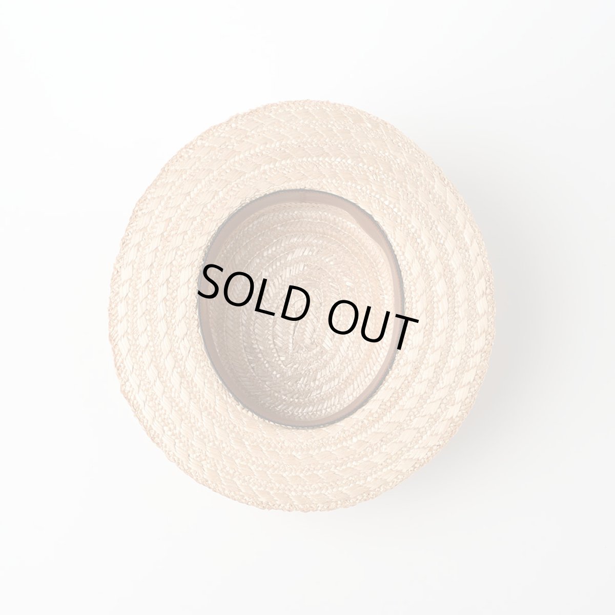 画像5: 花麦カンカン帽 Flamingo SE659 ベージュストライプ (5)