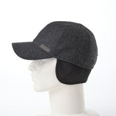 画像7: EAR MUFF WOOL CAP（イヤーマフウールキャップ）SE672 チャコールグレー (7)