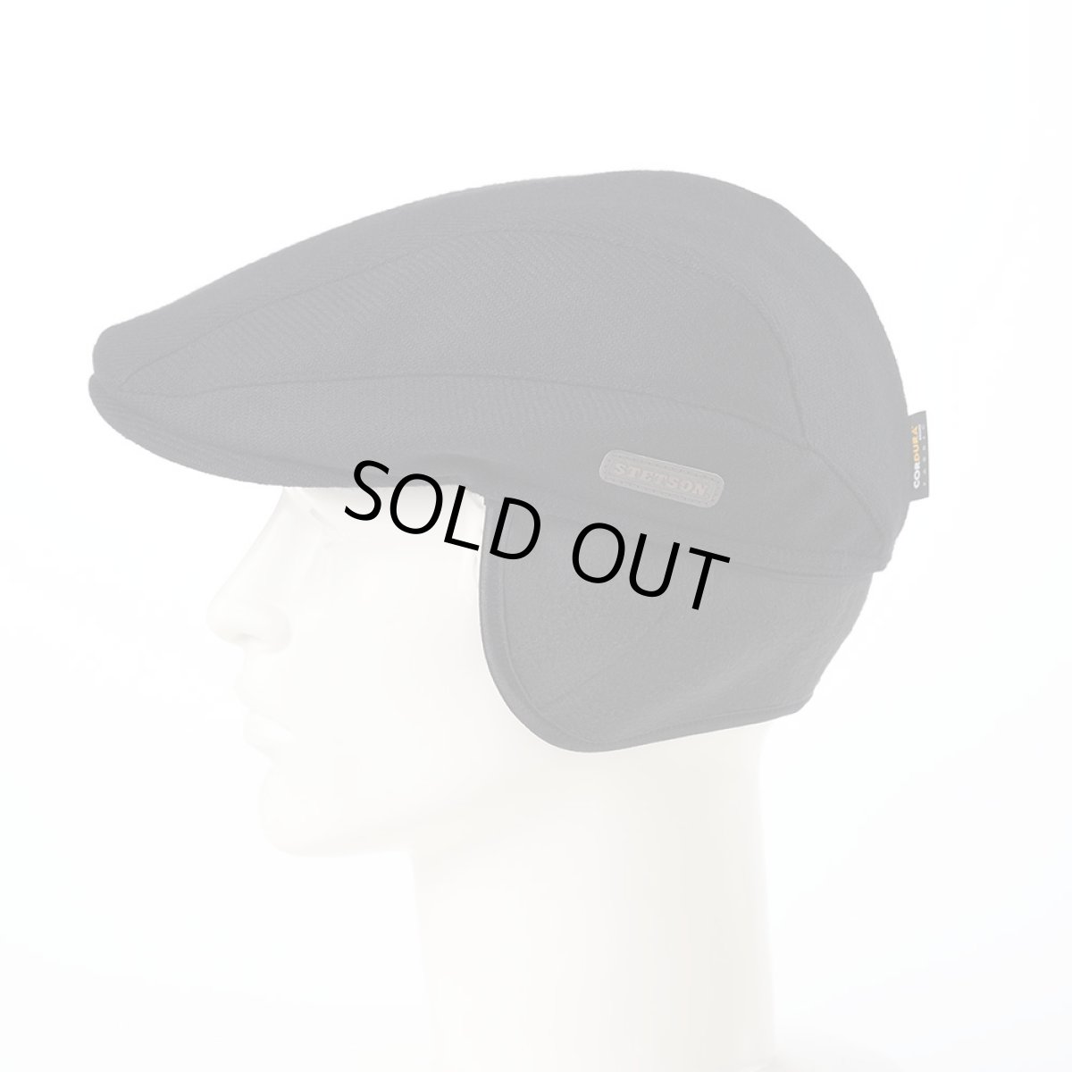 画像7: EAR MUFF WOOL HUNTING（イヤーマフウールハンチング）SE673 ブラック (7)