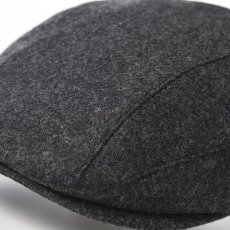 画像3: EAR MUFF WOOL HUNTING（イヤーマフウールハンチング）SE673 チャコールグレー (3)