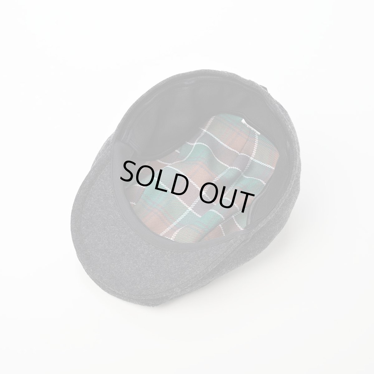 画像4: EAR MUFF WOOL HUNTING（イヤーマフウールハンチング）SE673 チャコールグレー (4)